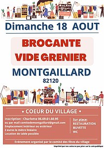 Affiche du vide grenier