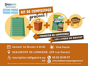 Affiche information Kit compostage Kit compostage